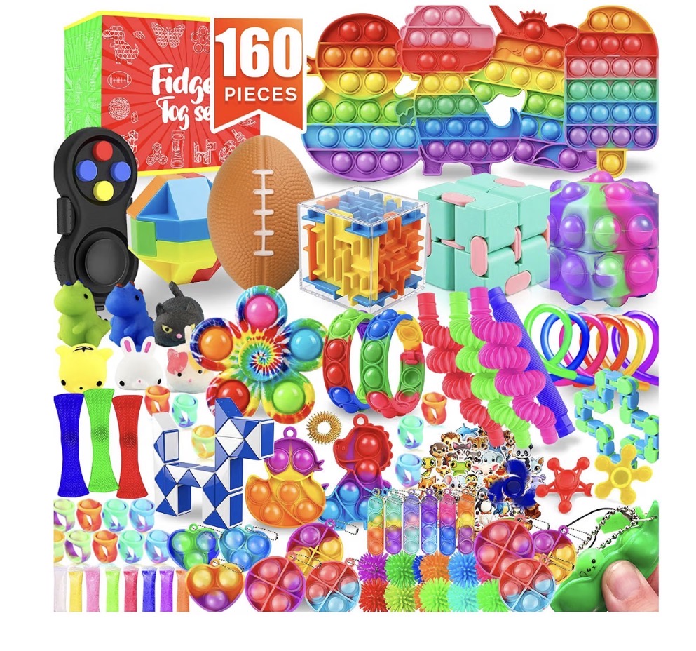 160-Pack Sensory Fidget Toys