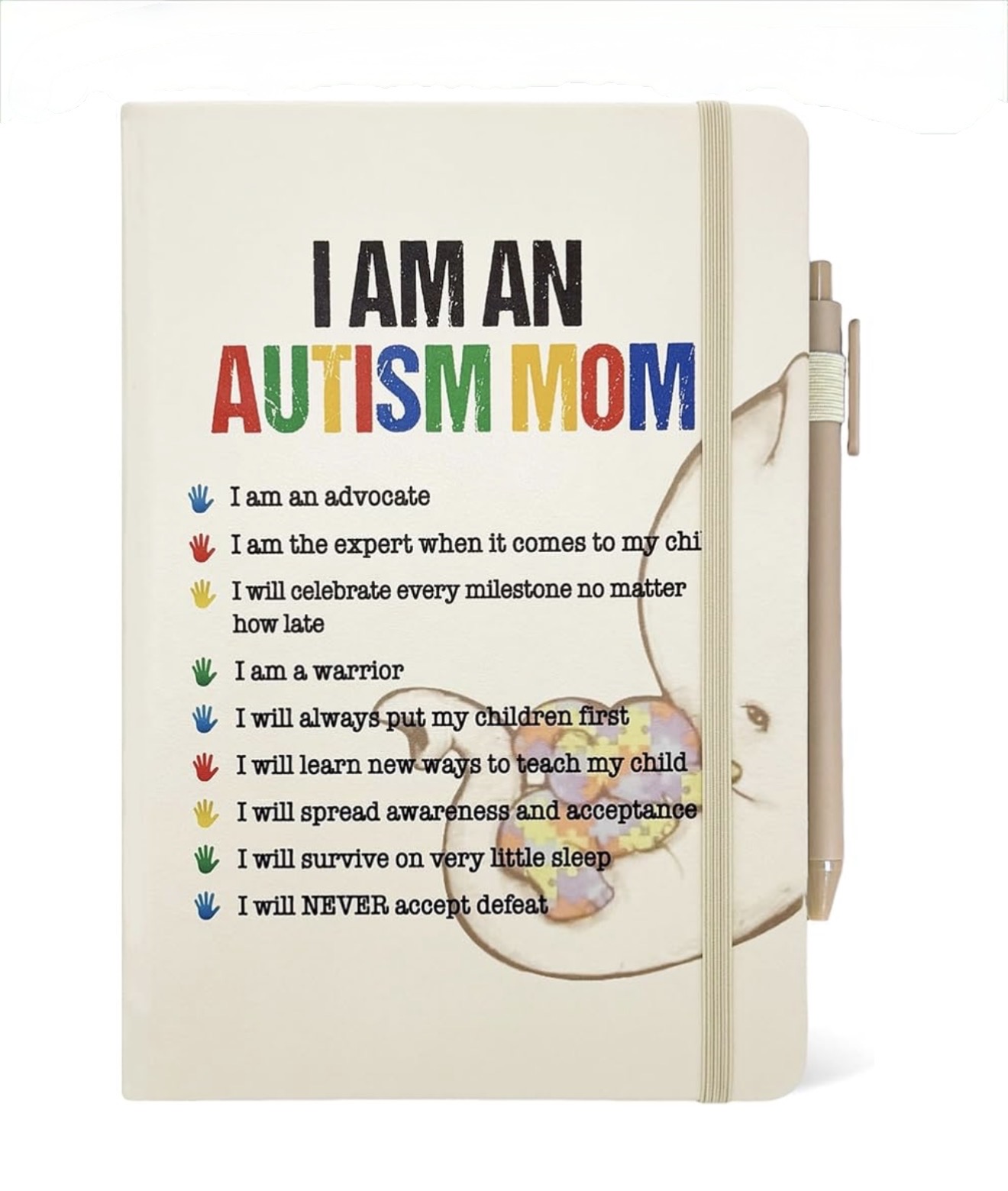 Autism Mom Gratitude Journal + Pen